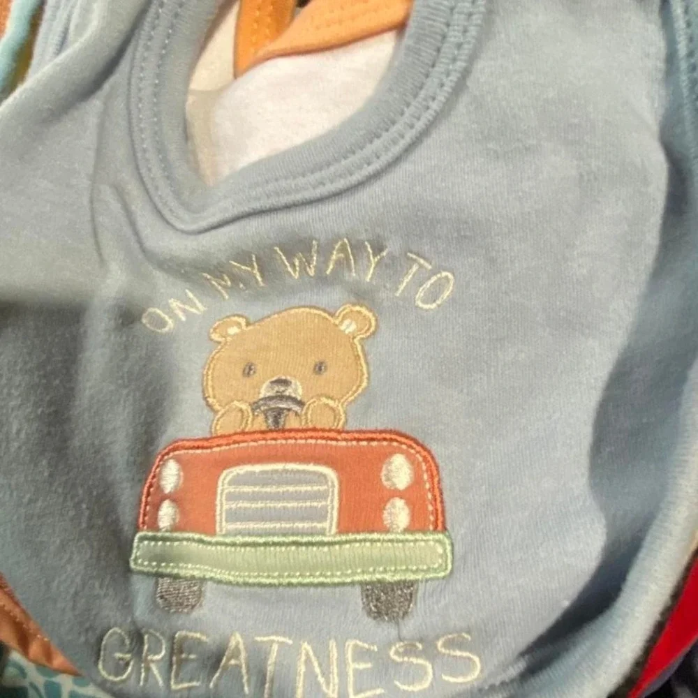 Baby bibs 7 piece bundle